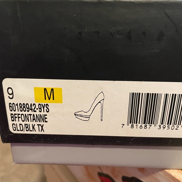 NIB BRIAN ATWOOD BFFONTANNE IN GOLD / BLACK TX SIZE 9M - Picture 8 of 9